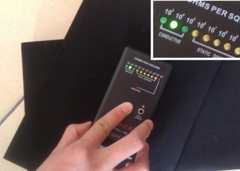 防靜電EVA內(nèi)襯為什么是黑色的？